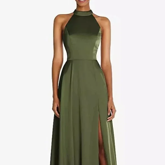emerald bridesmaid dresses cheap Red Off-Shoulder Cutout Gown | Sheer Ruched Bodice Maxi Dress main image 1